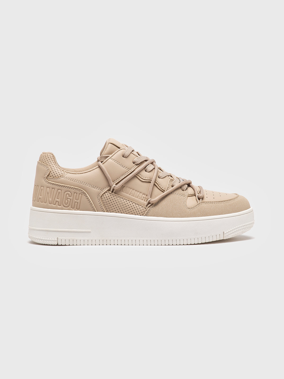 sneakers / Beige Wrapped Sneakers