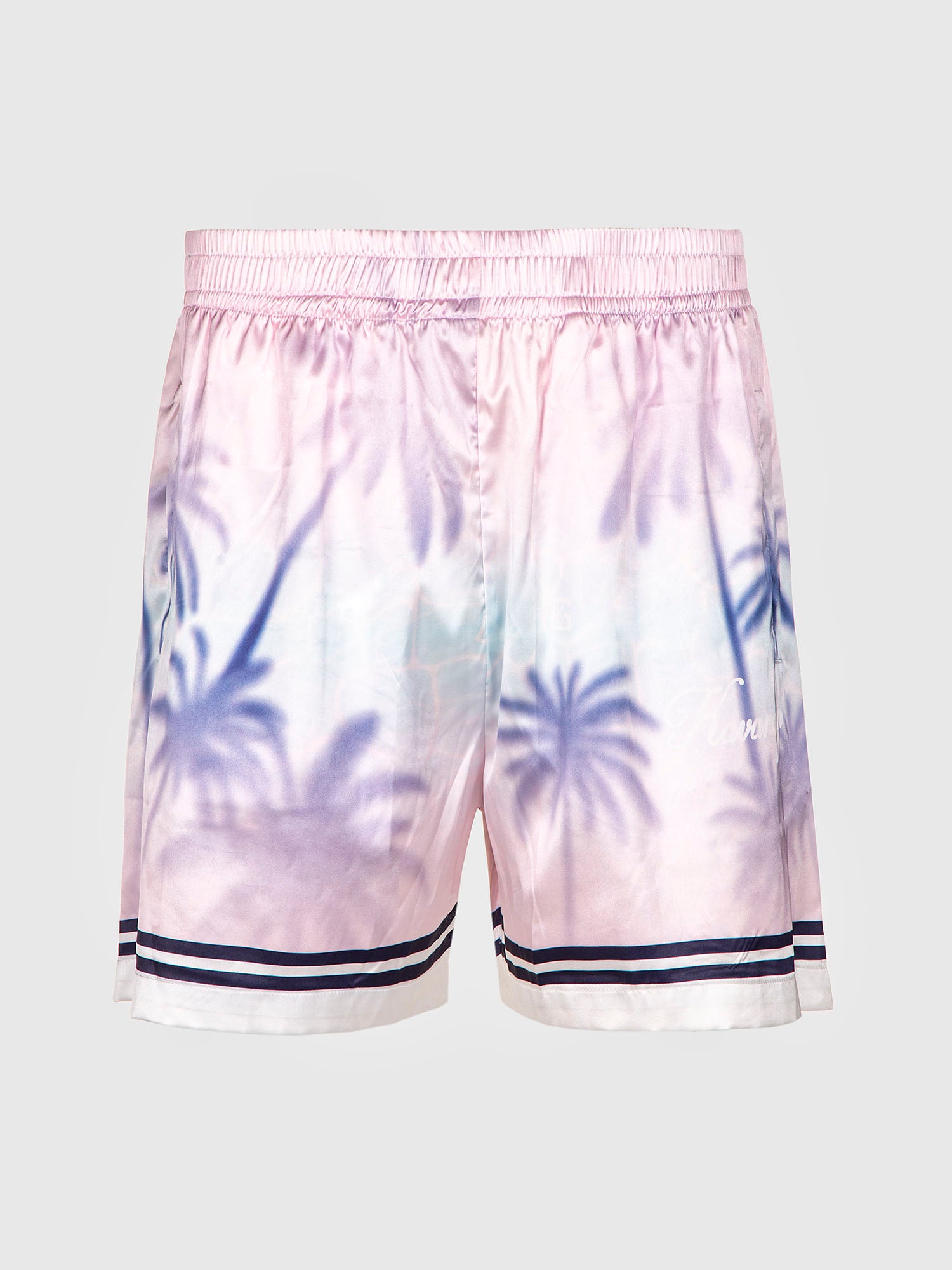 Light Pink Pool Satin Shorts
