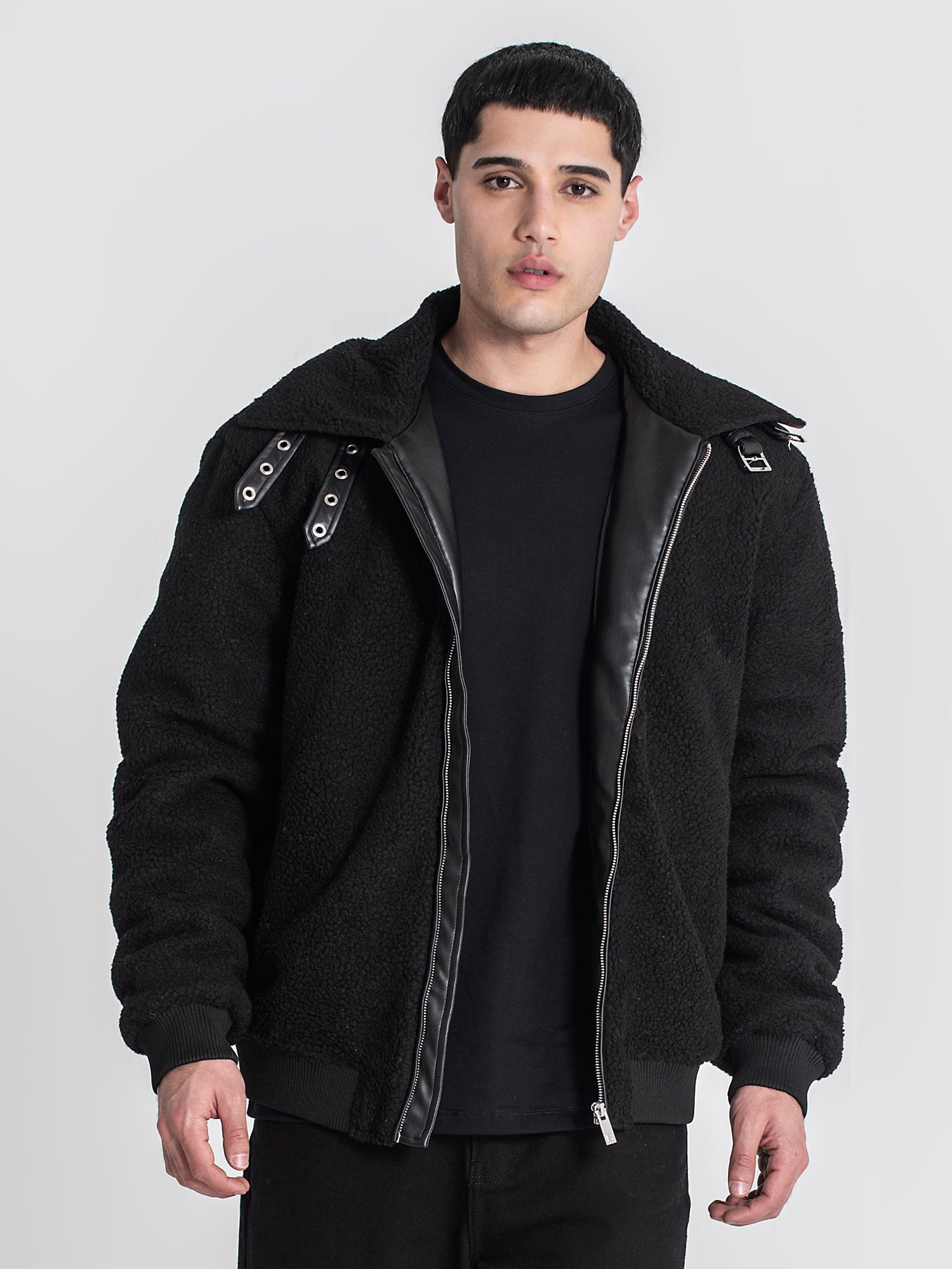 Black Cocoon Sherpa Jacket