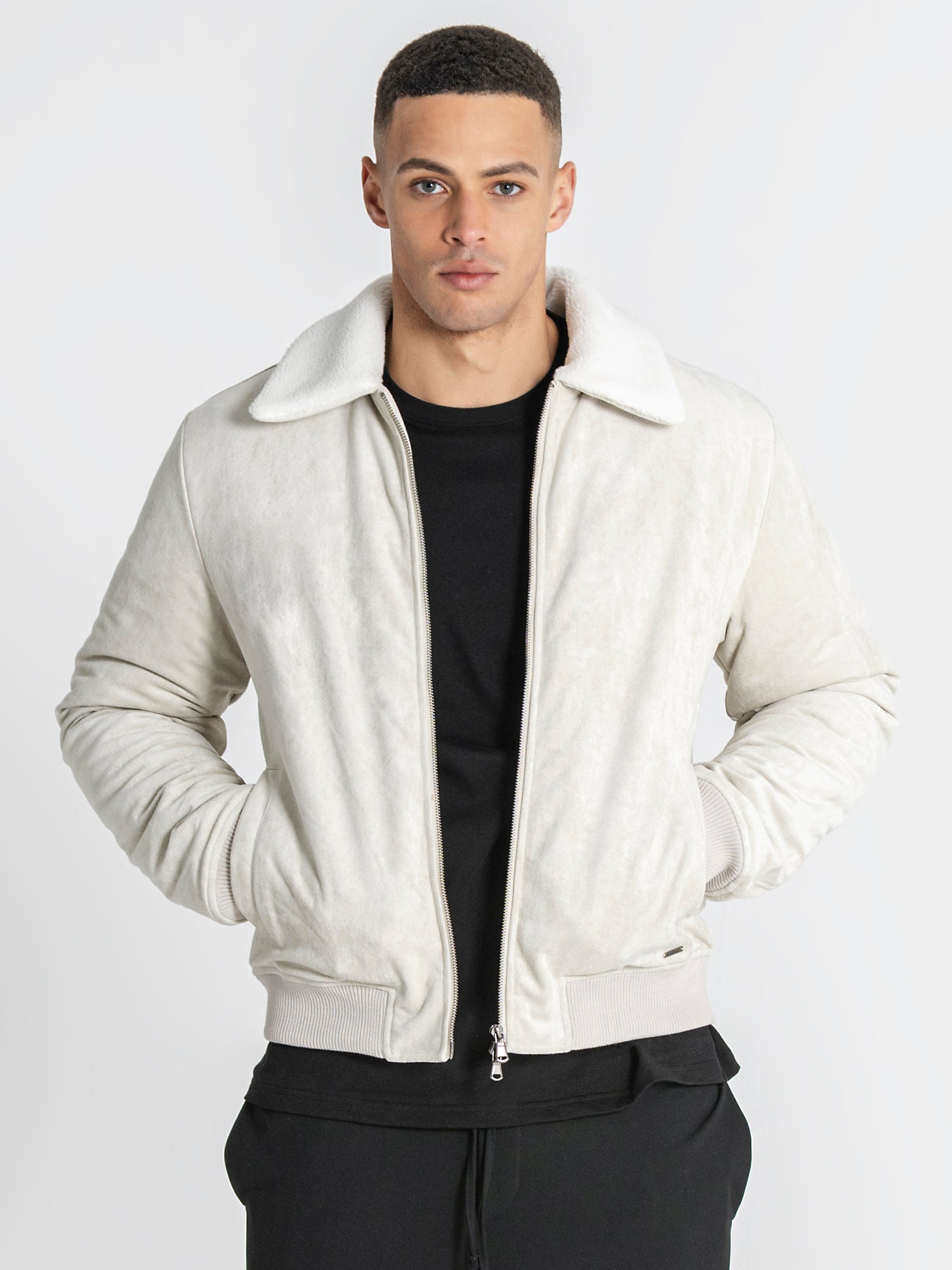 jackets / White Timeless Aviator Jacket