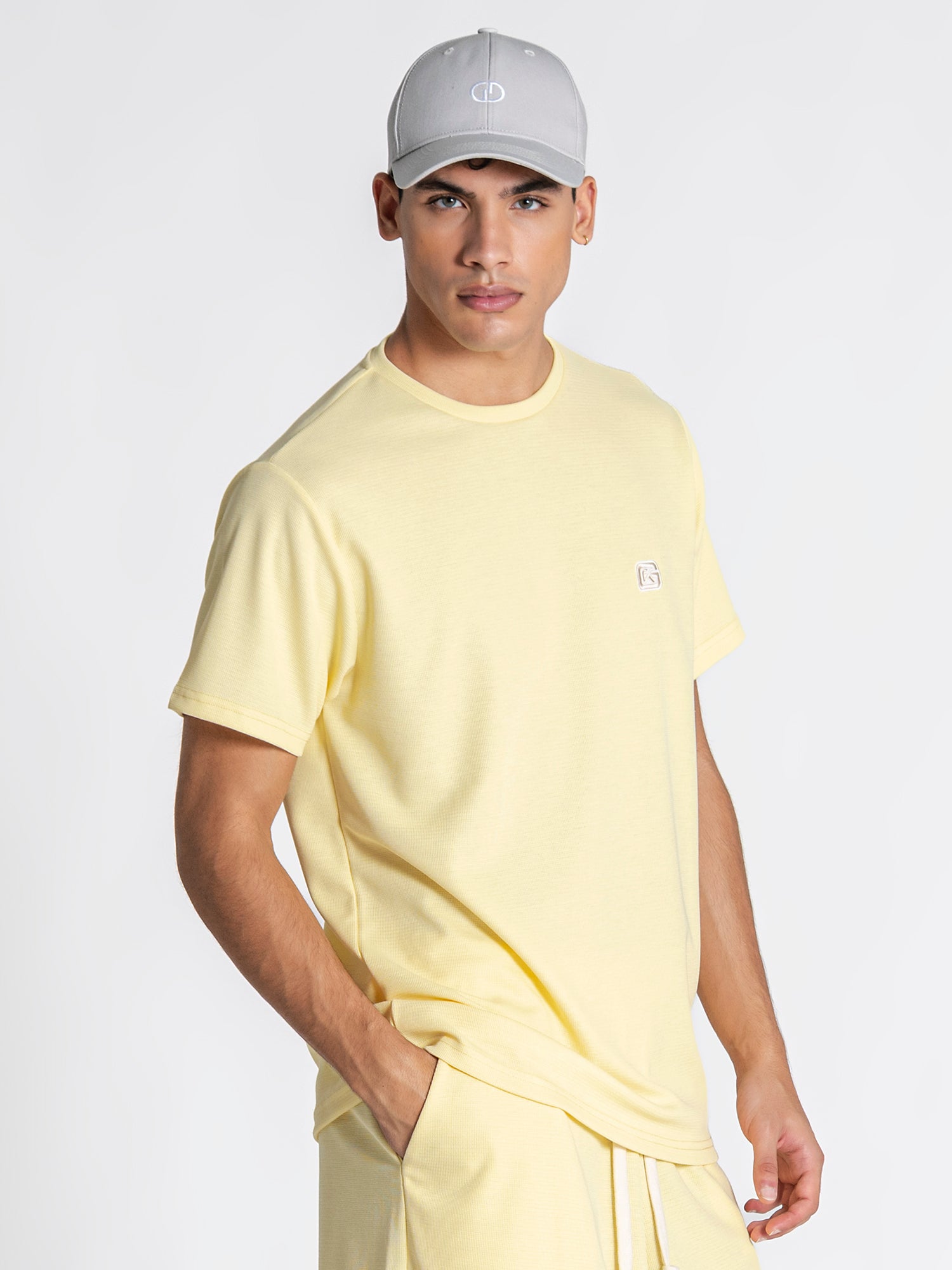 Yellow Grid Tee