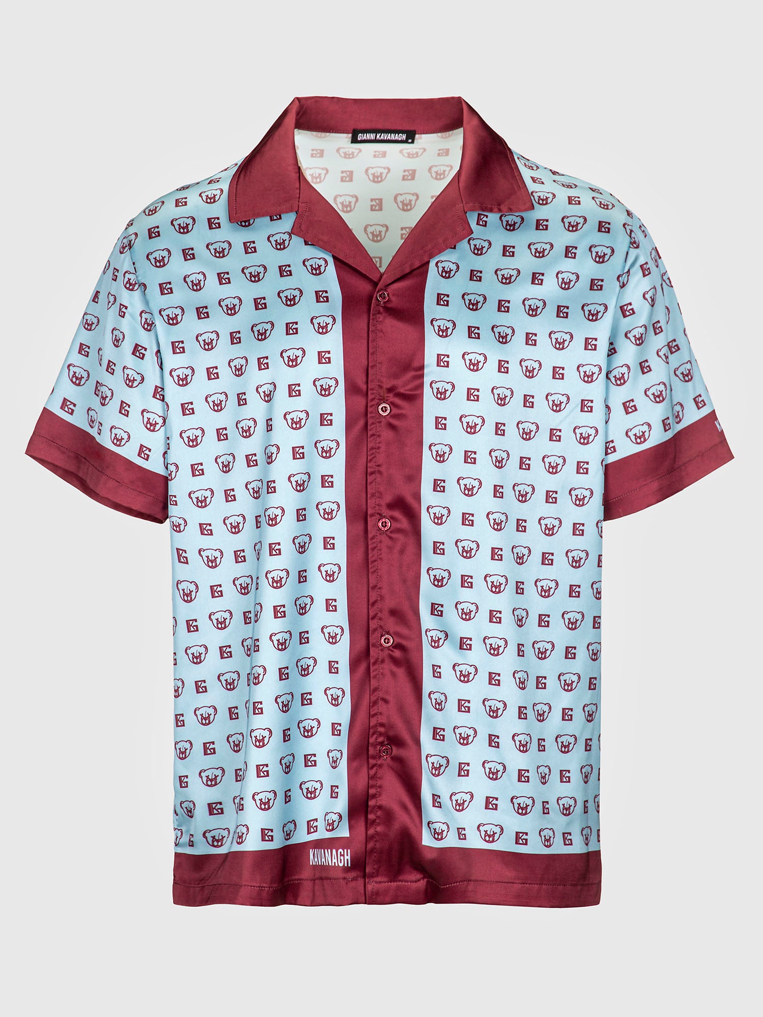 Blue Bear Mania Satin Shirt