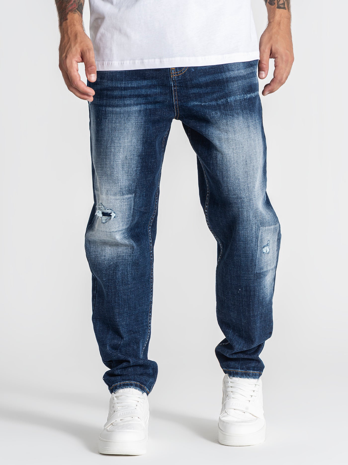 jeans / Dark Blue Rock Carrot Jeans