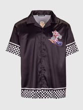 shirts / Black Angel Race Satin Shirt