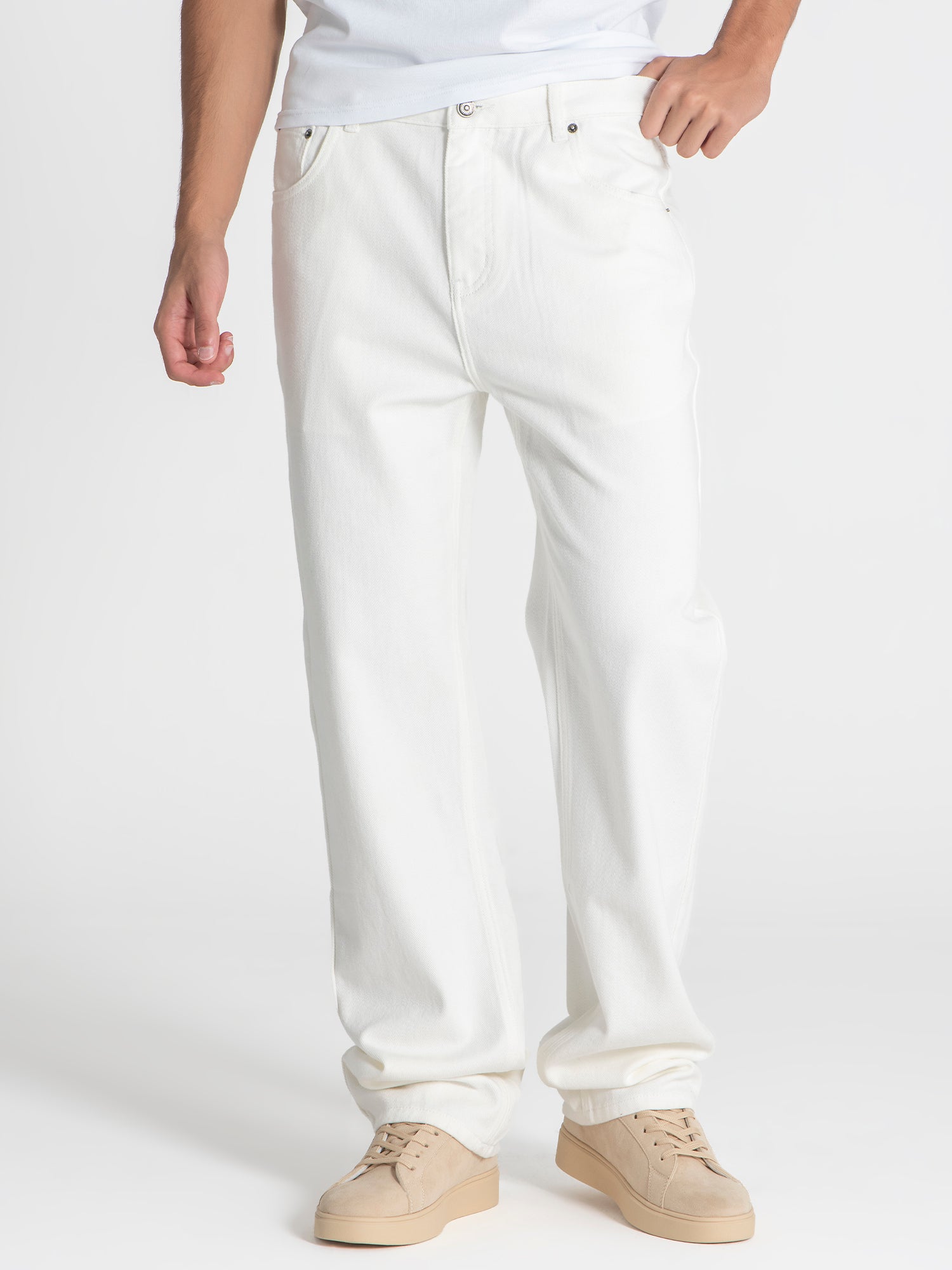 jeans / White Wash Jeans