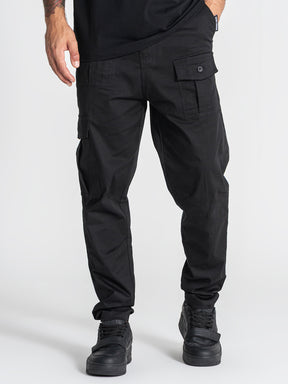pants / Black Cargo Chino Pants