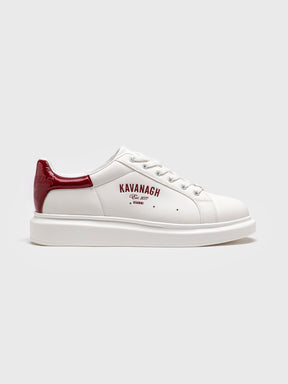 sneakers / Red Statement Sneakers
