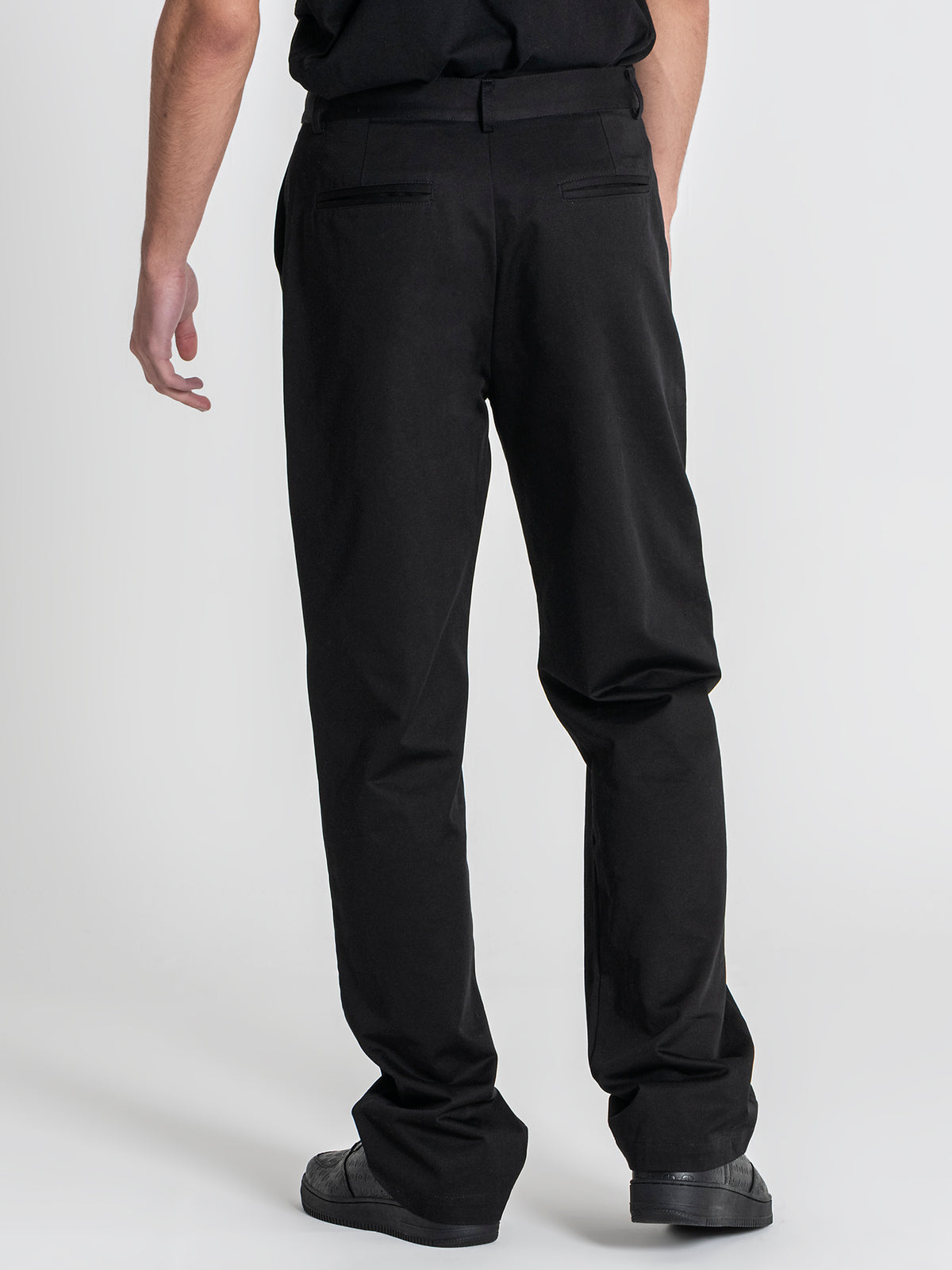 Black Pleat Pants