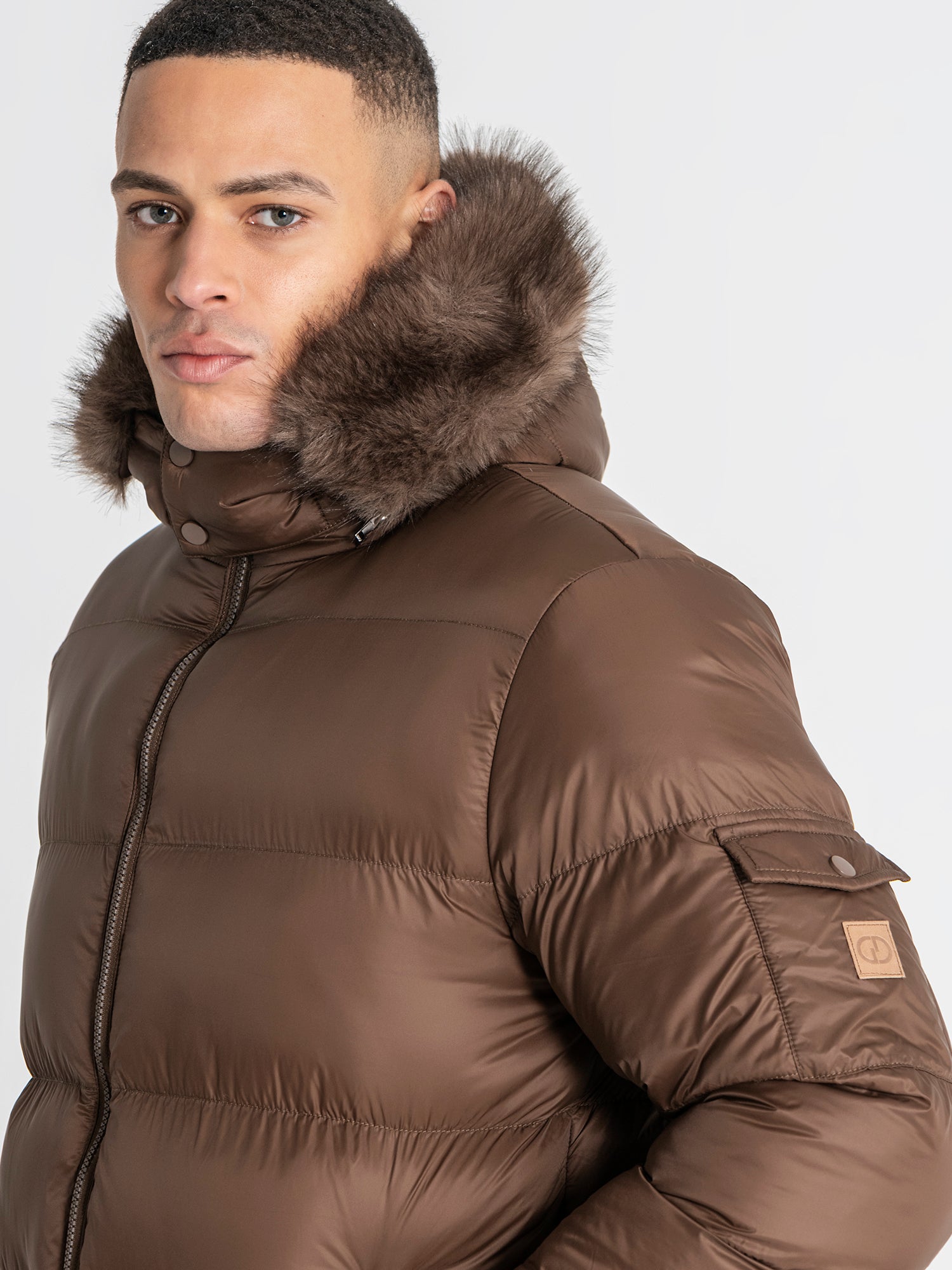 puffers / Brown GK Puffer Jacket