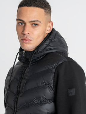 jackets / Black Aero Hoodie Jacket