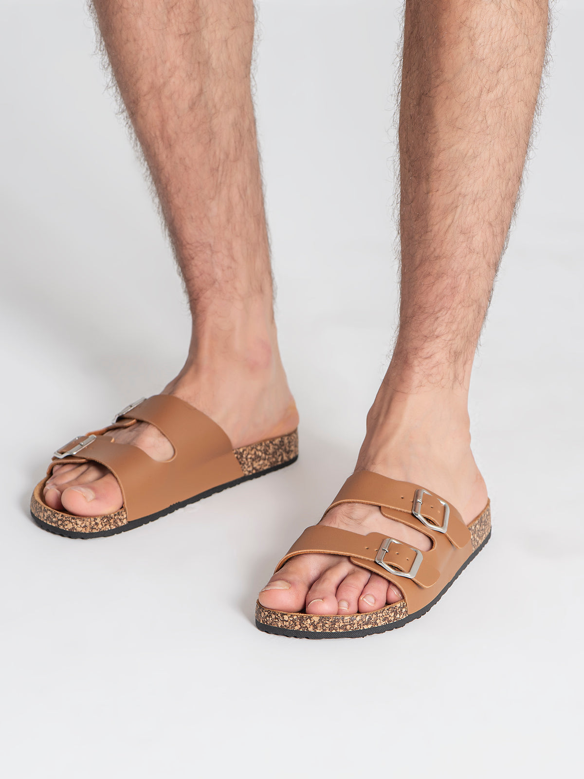 sliders / Beige Traveller Sliders