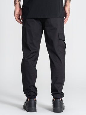 pants / Black Cargo Chino Pants