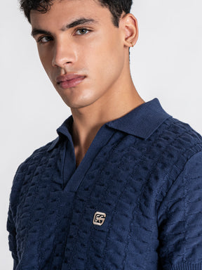 polos / Navy Blue GK Knit Polo