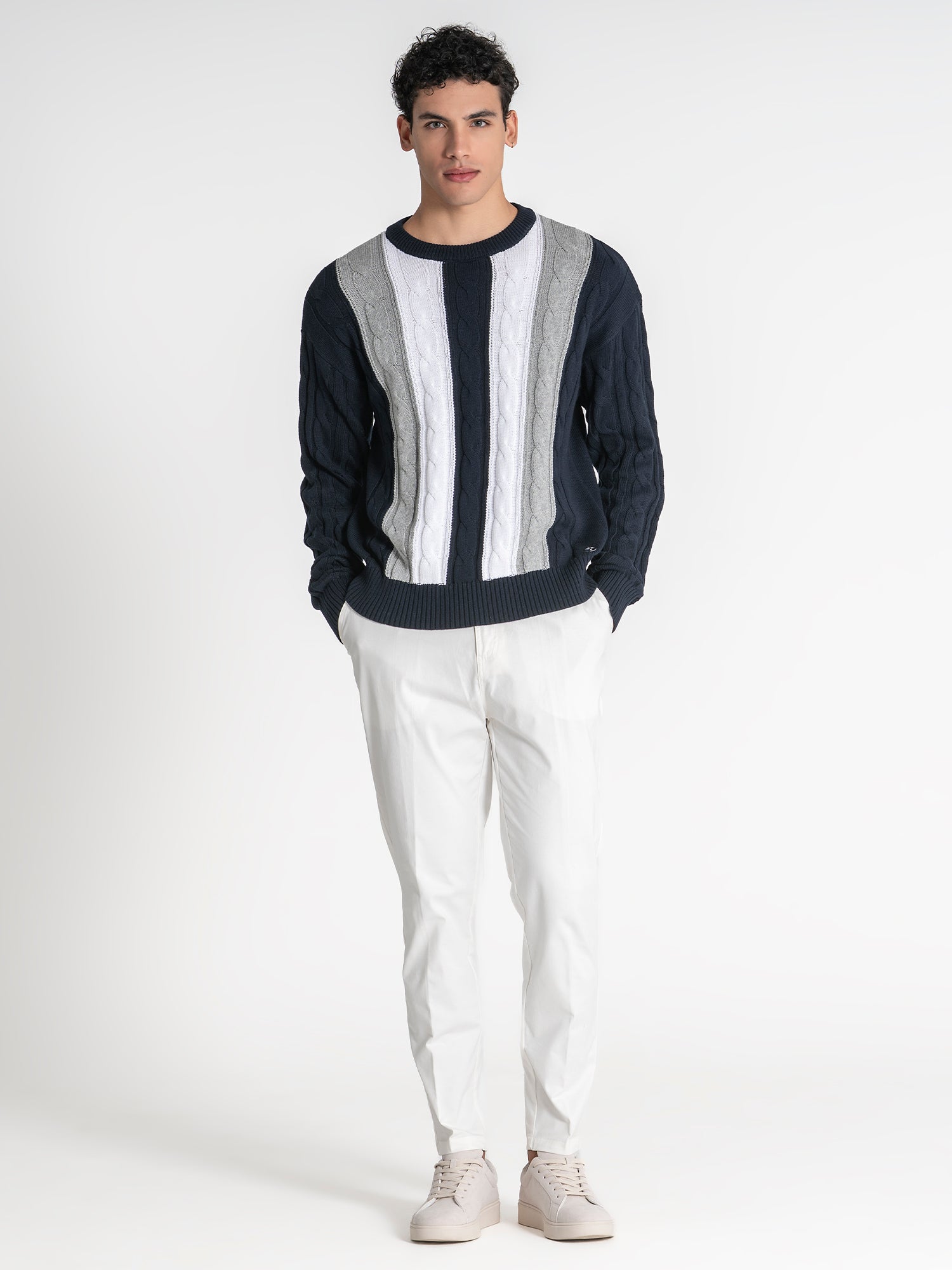 sweats / Blue Triple Sweater