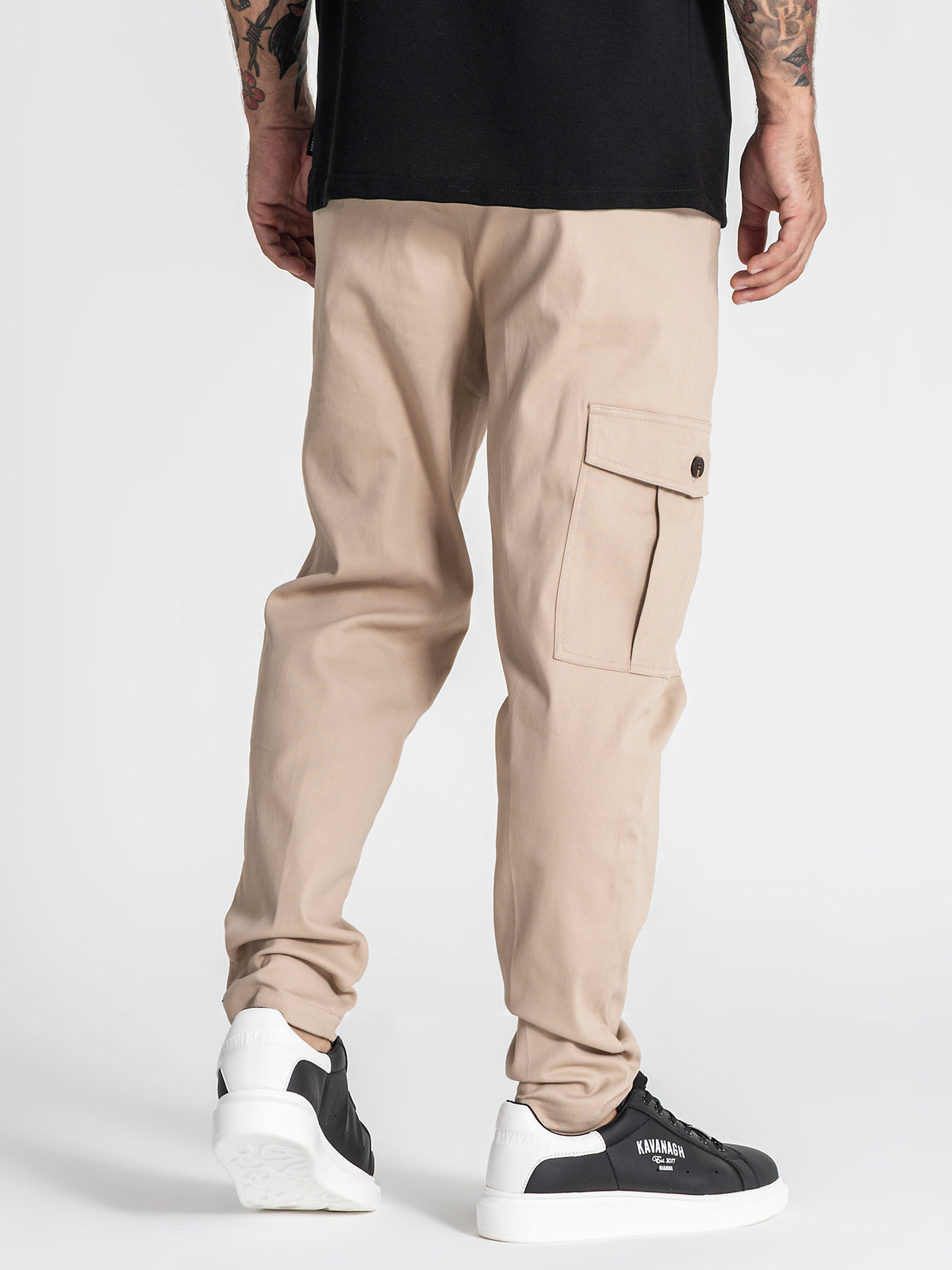 pants / Beige Cargo Chino Pants