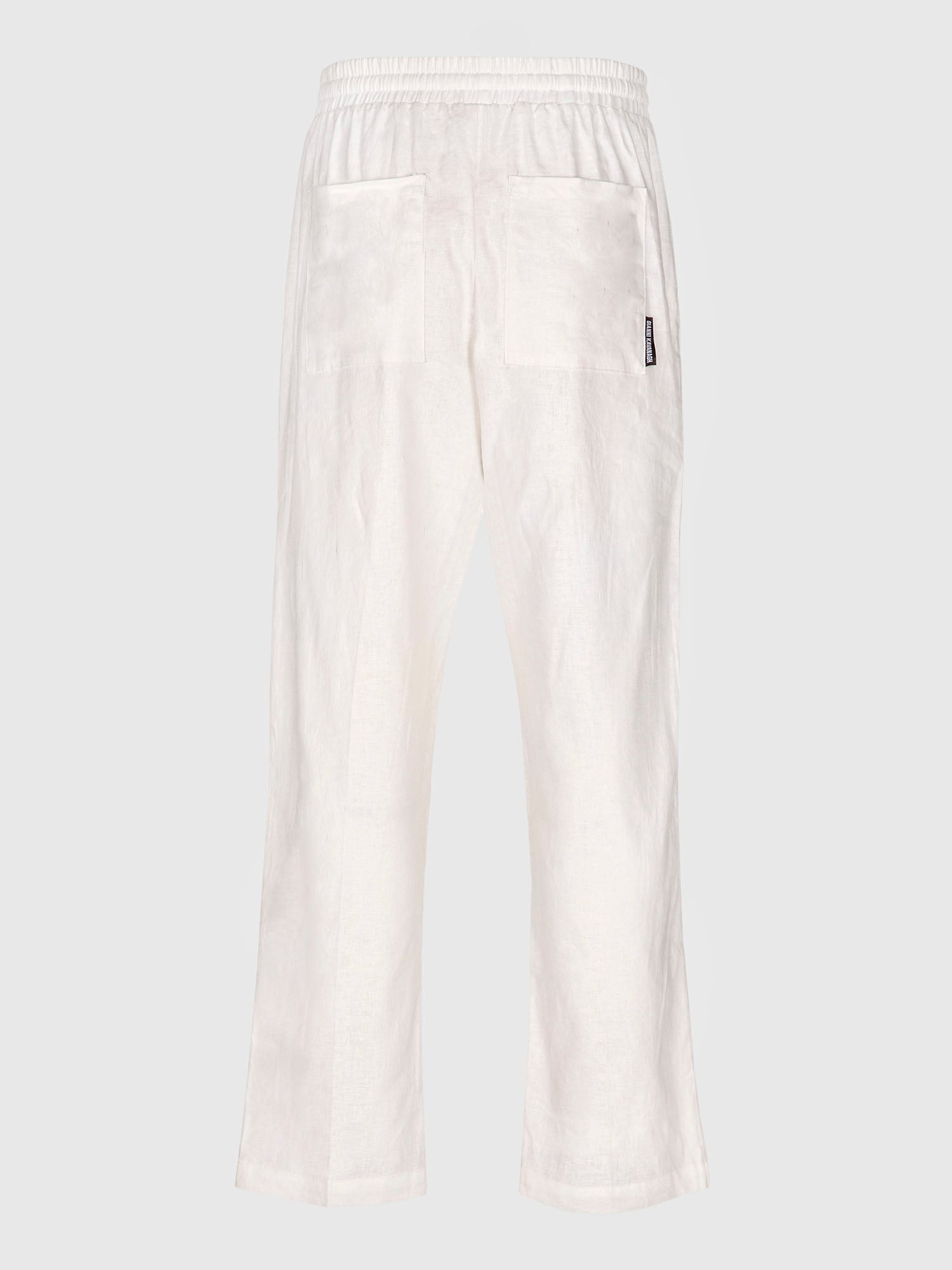 pants / White Nature Linen Pants