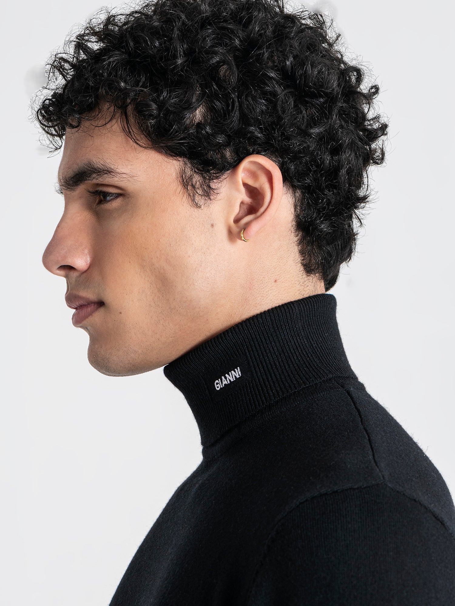 sweats / Black Soft Knit Turtleneck