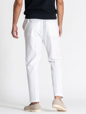 pants / White GG Linen Pants