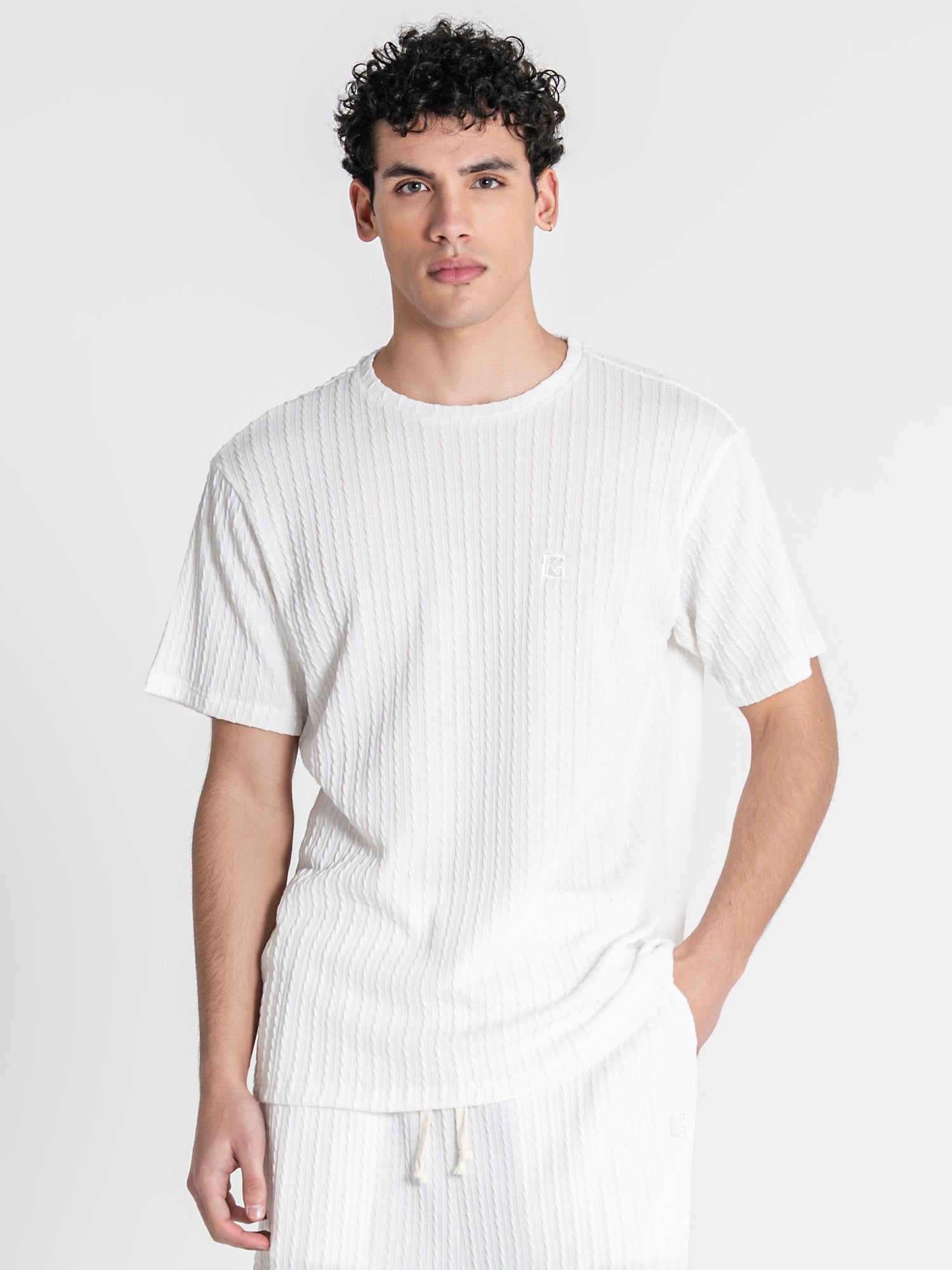 t-shirts / White Tactile Set