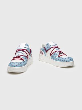 sneakers / Light Blue Bear Wrapped Sneakers