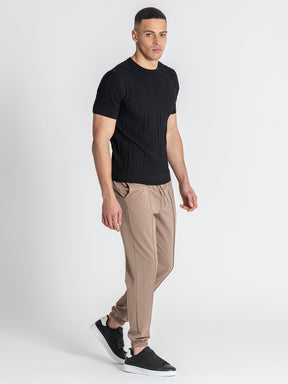 t-shirts / Black Dimension Knit Tee