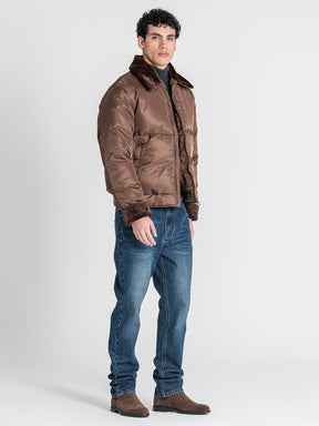 puffers / Brown GG Puffer Jacket
