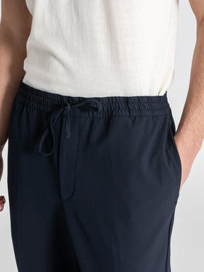 pants / Navy Blue Smart Pants