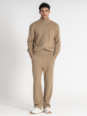 zip jackets / Taupe Amber Zip Jacket