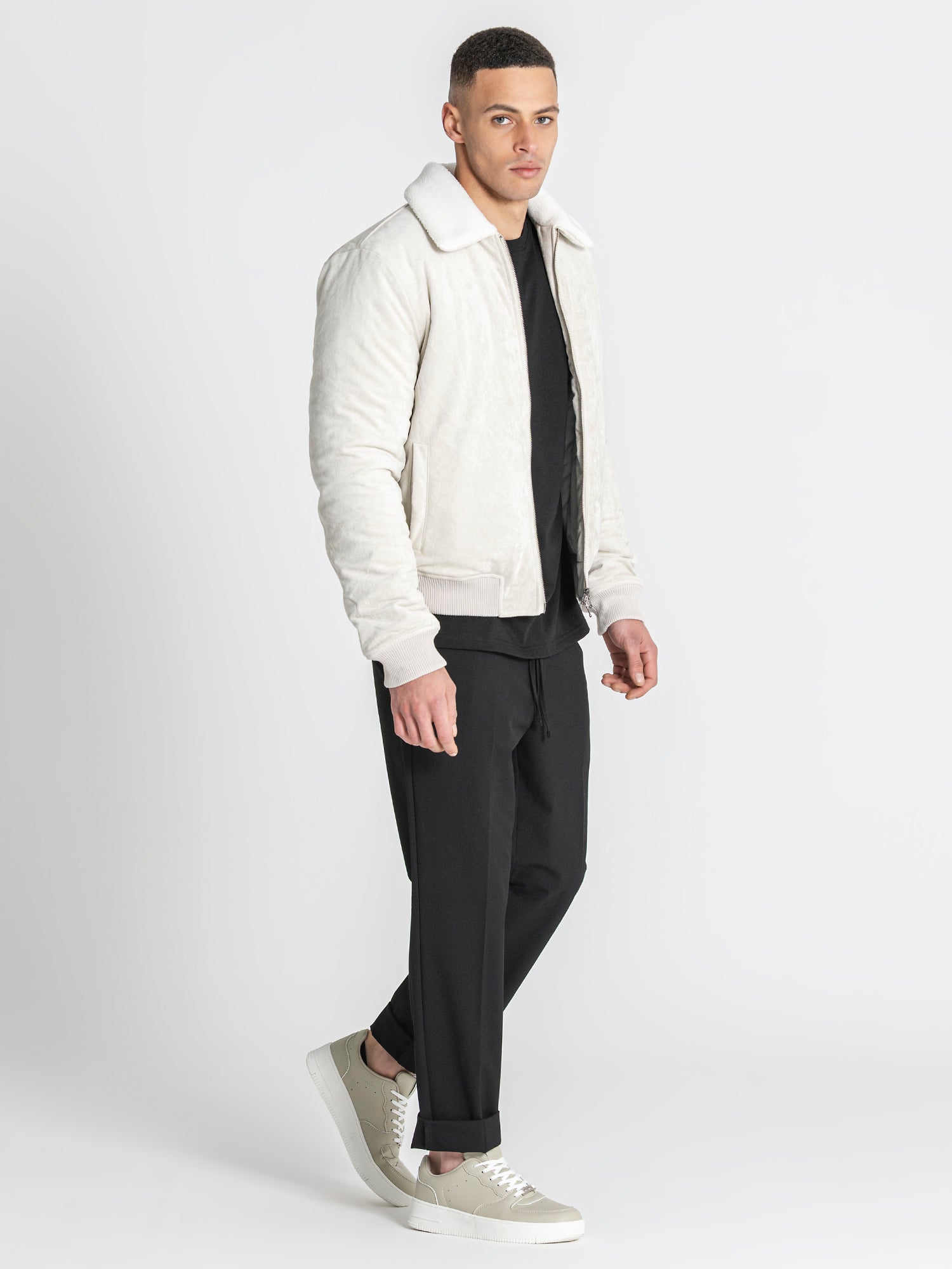 jackets / White Timeless Aviator Jacket
