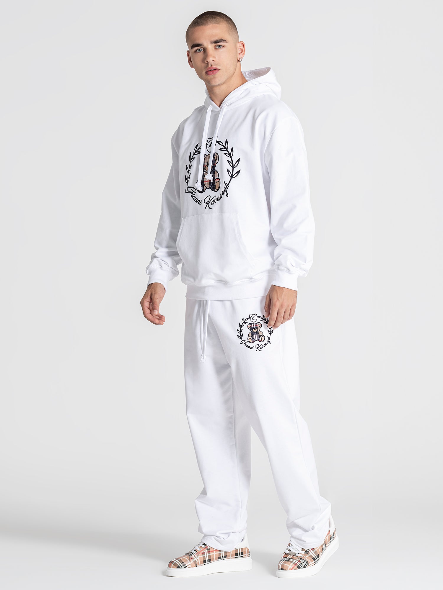 hoodies / White Noble Bear Hoodie