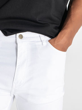jeans / White Slim Fit Jeans