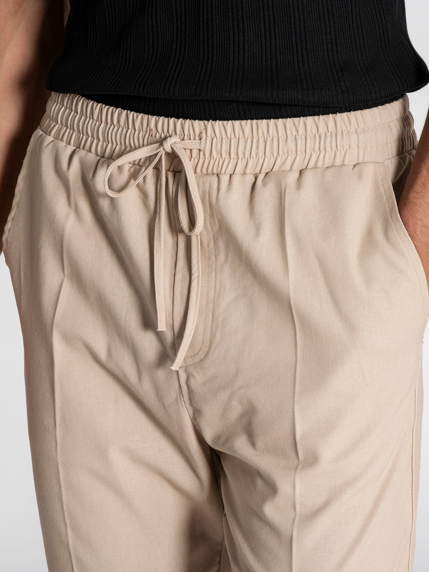 pants / Beige GG Linen Pants