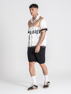 shirts / Gold Smoke Satin Shirt