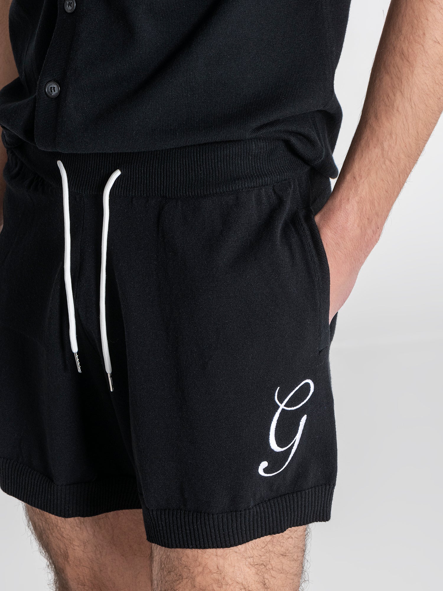 shorts / Black G Knit Shorts