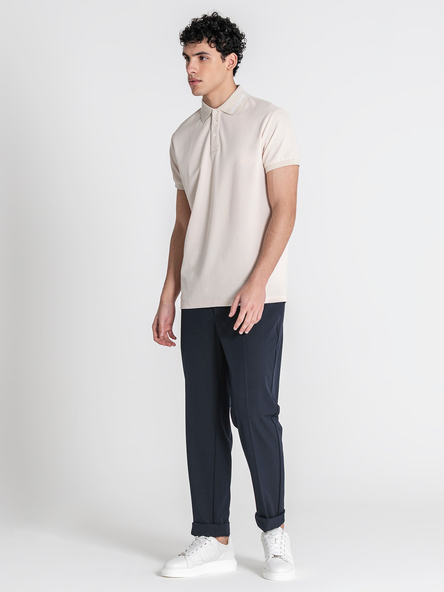 polos / Beige Signature Polo