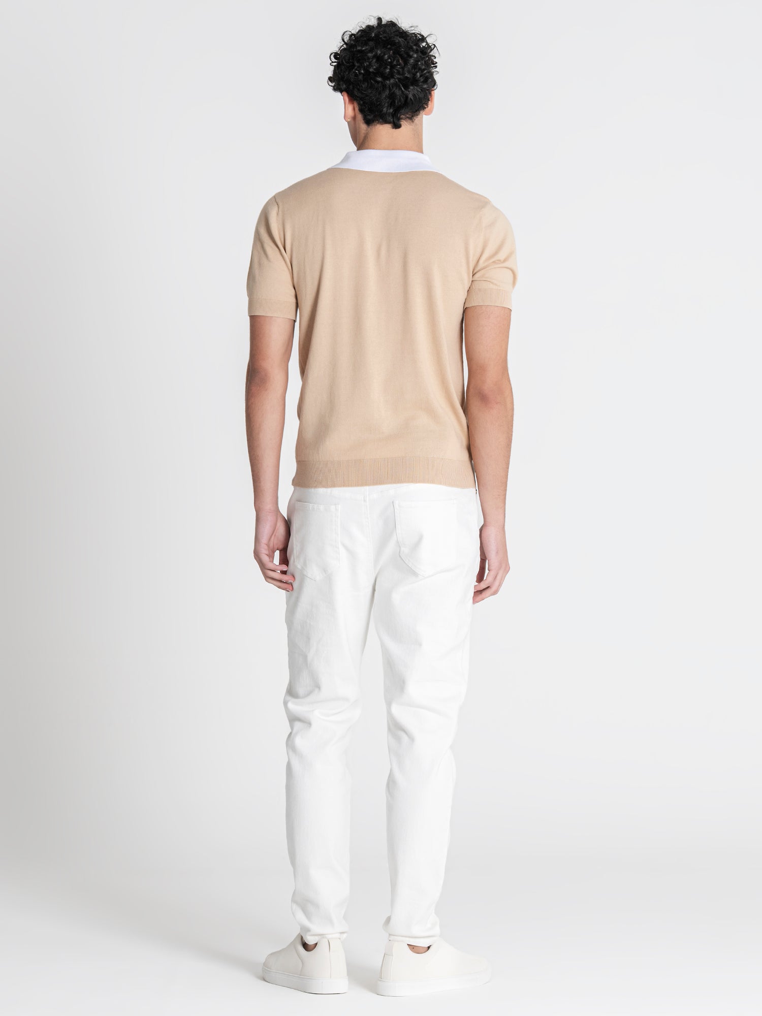 polos / Camel Column Knit Polo