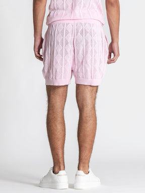 polos / Light Pink Identity Knit Set