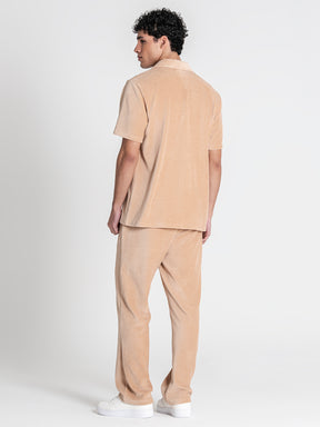 shirts / Taupe Surface Shirt