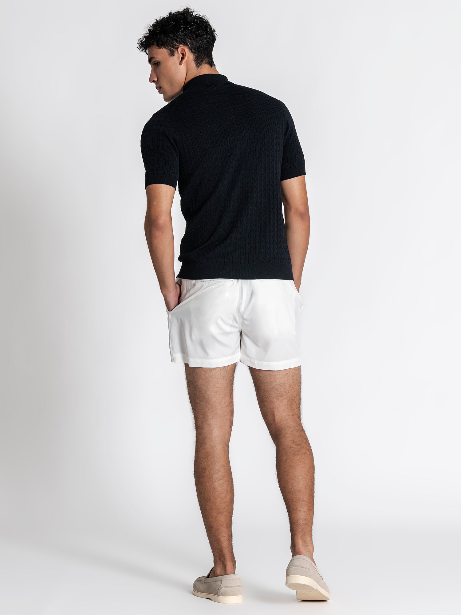 polos / Navy Blue GG Knit Polo