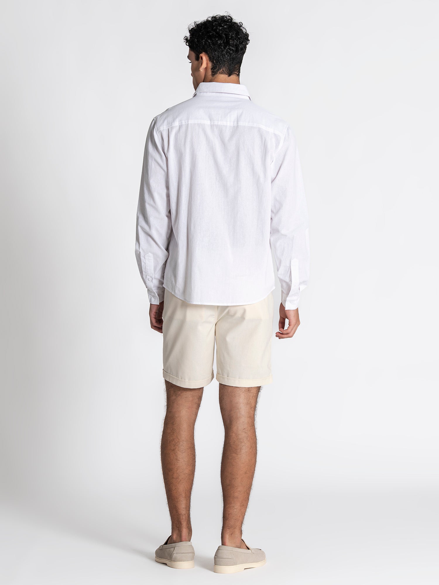 shirts / White GG Linen Shirt
