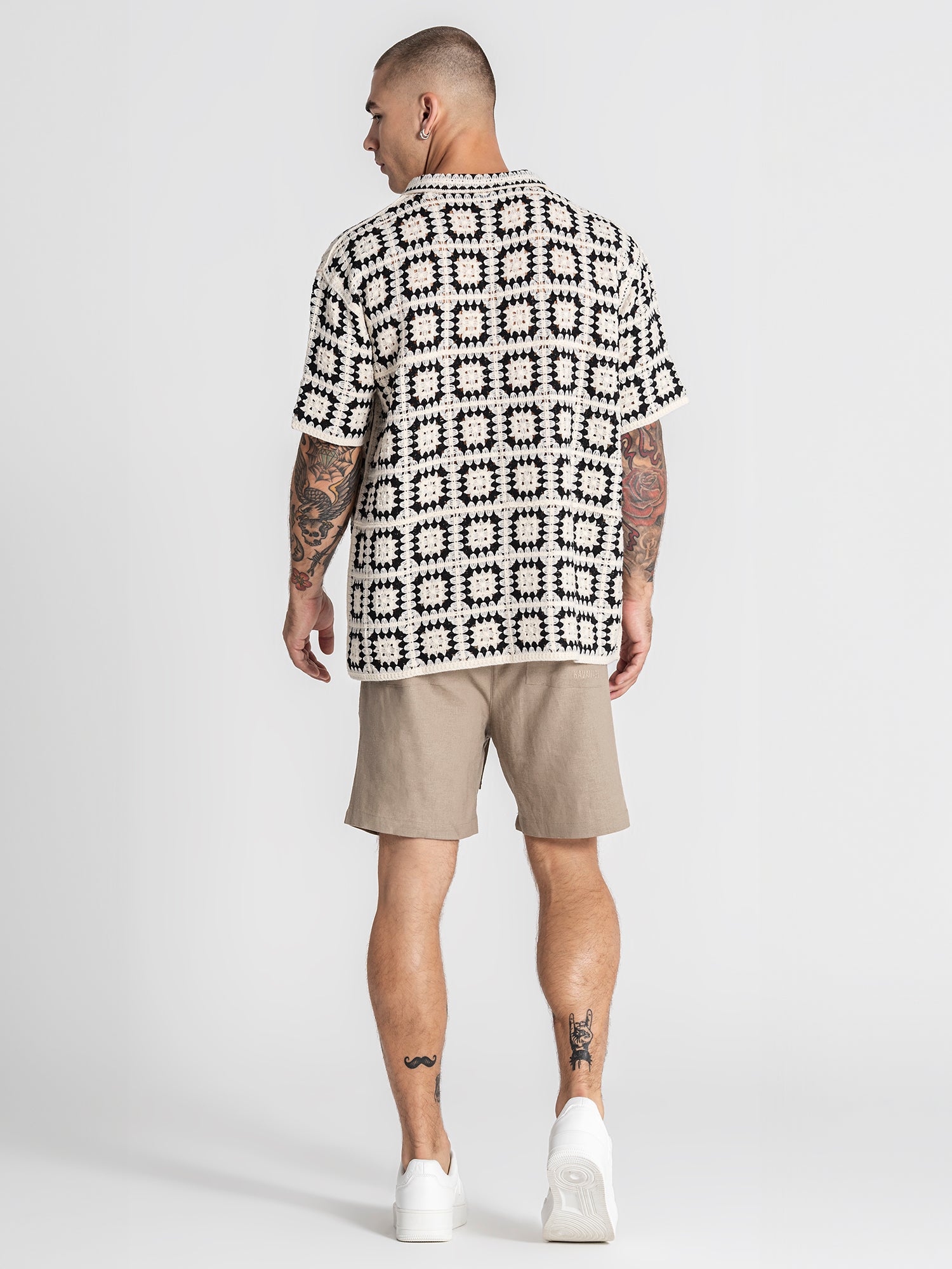 shirts / Beige Nature Knit Shirt