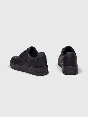sneakers / Black Logomania Velcro Sneakers