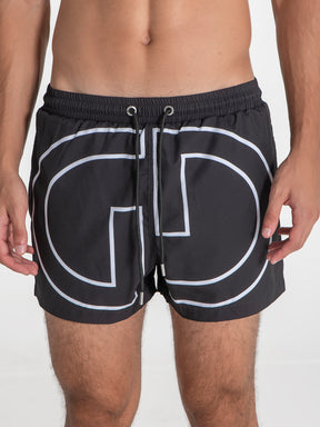 swimshorts / Black Wide Swimshorts