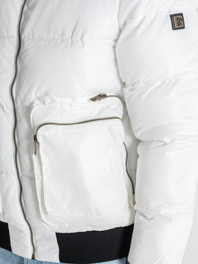 puffers / White Utility Puffer Jacket