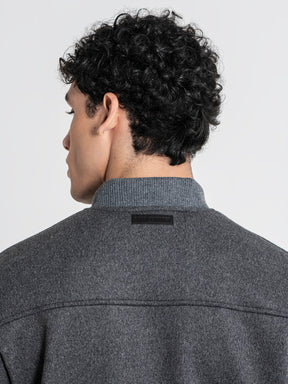 bombers / Grey Soft Core Bomber Jacket