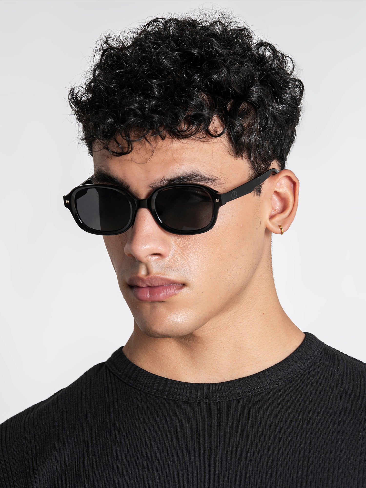 sunglasses / Black Oval Sunglasses