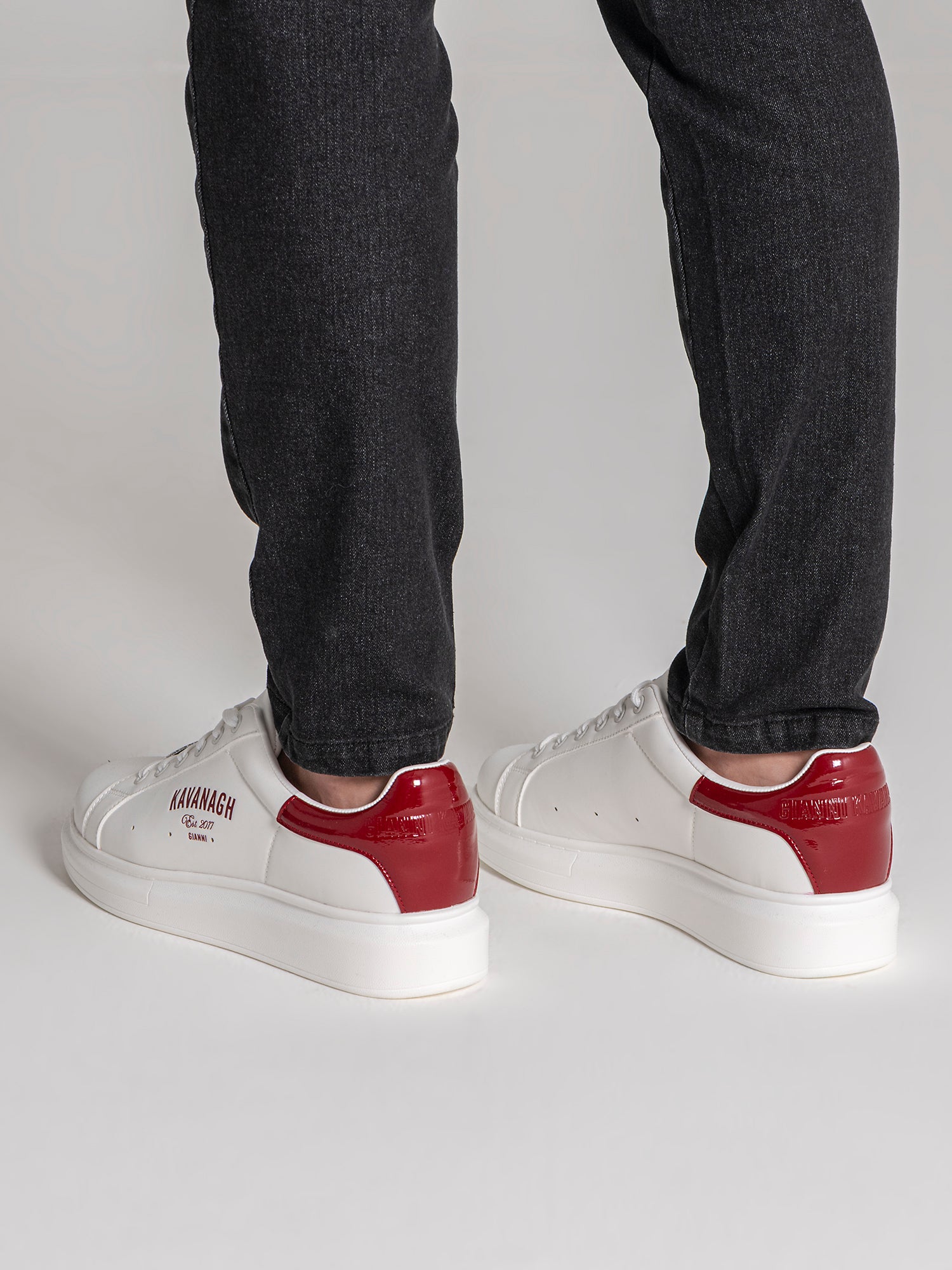 sneakers / Red Statement Sneakers