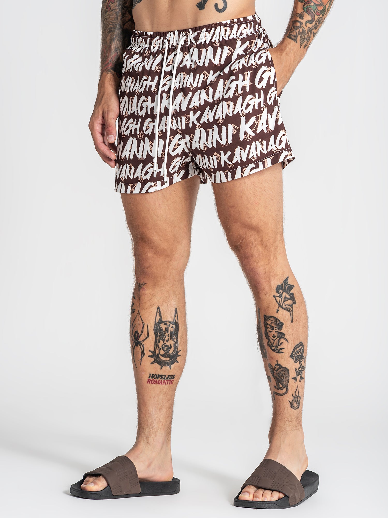 swimshorts / White Rebel Swimshorts