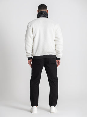 jackets / White Cocoon Sherpa Jacket