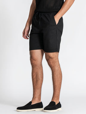 shorts / Black GG Linen Shorts